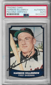 Harmon Killebrew 1988 Pacific Psa Authentic Autographed Card #86