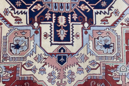 12X18 Ft Oversized Handmade Heriz Serapi Rug