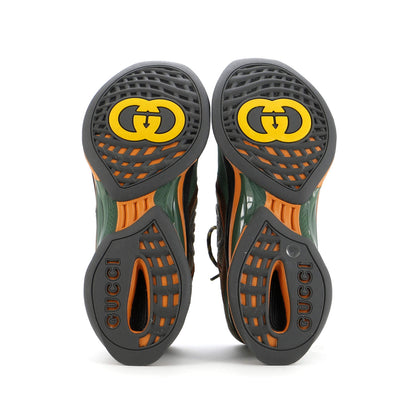Gucci Run Sneakers Technical Fabric And Suede