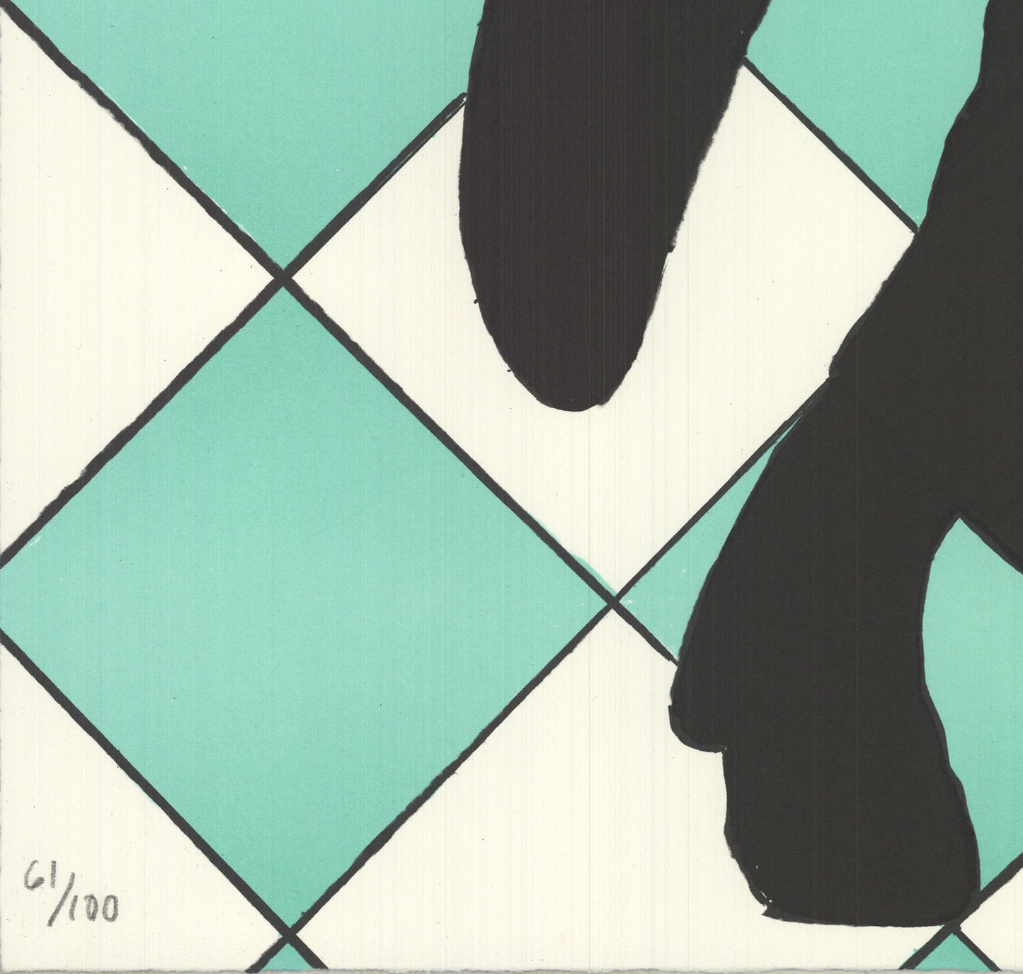 Jane Kaplowitz American Dance Festival Signed " Serigraph Cont