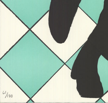 Jane Kaplowitz American Dance Festival Signed " Serigraph Cont