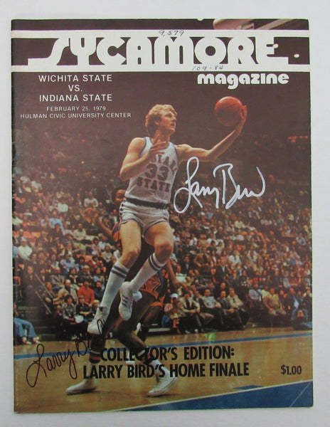 Larry Bird Hof Signed/Auto 1979 College