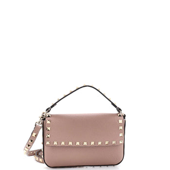 Valentino Garavani Rockstud Top Handle Crossbody Pouch Leather Mini