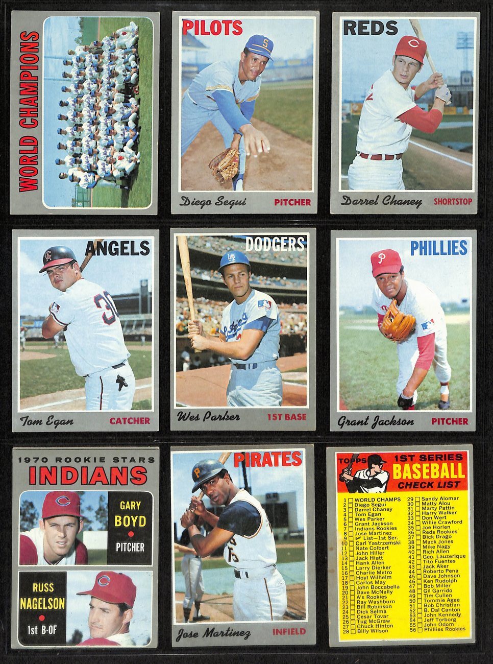 1970 Topps Baseball Card Complete Set (1-720)