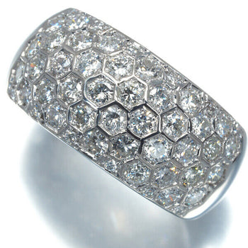 Diamond 1.55Ct Paved Honeycomb Ring 900 Platinum