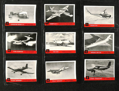 1956 Topps Jets Complete (1-240) Card Set With 2 Albums 195869