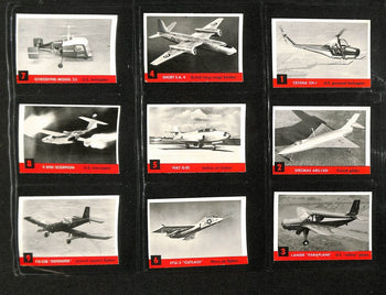 1956 Topps Jets Complete (1-240) Card Set With 2 Albums 195869