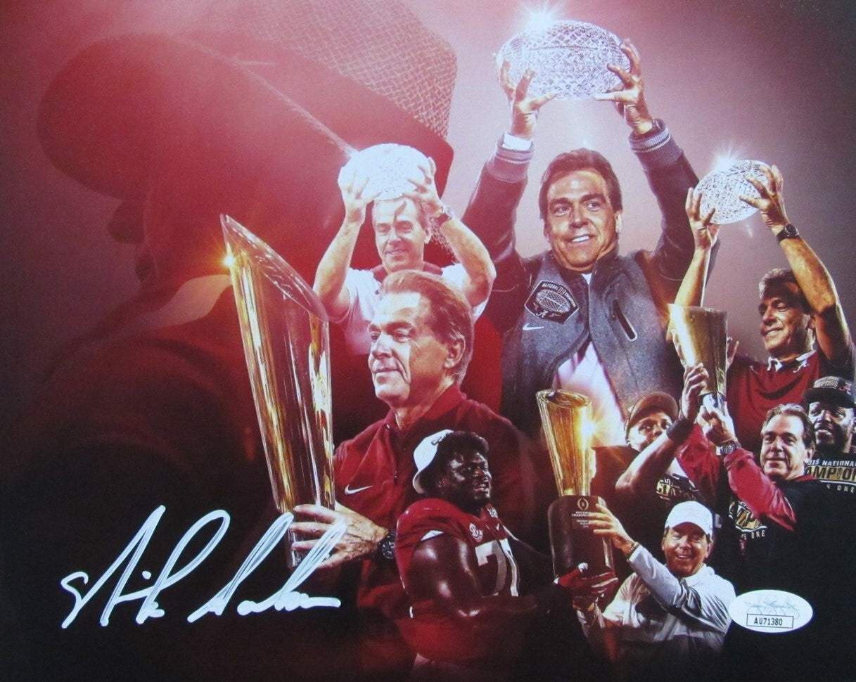 Nick Saban Signed/Auto 8X10 Photo University Of