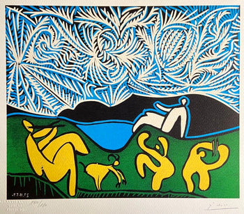Pablo Picasso Lithograph Coa Signed Numbered In