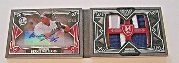 Bernie Williams 2016 Topps Pieces Quad Game