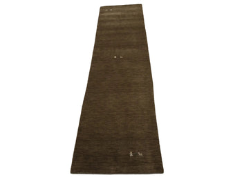 Contemporary Gabbeh Runner Rug Pictorial Tribal