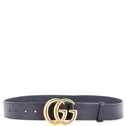 Gucci Gg Marmont Belt Leather Wide