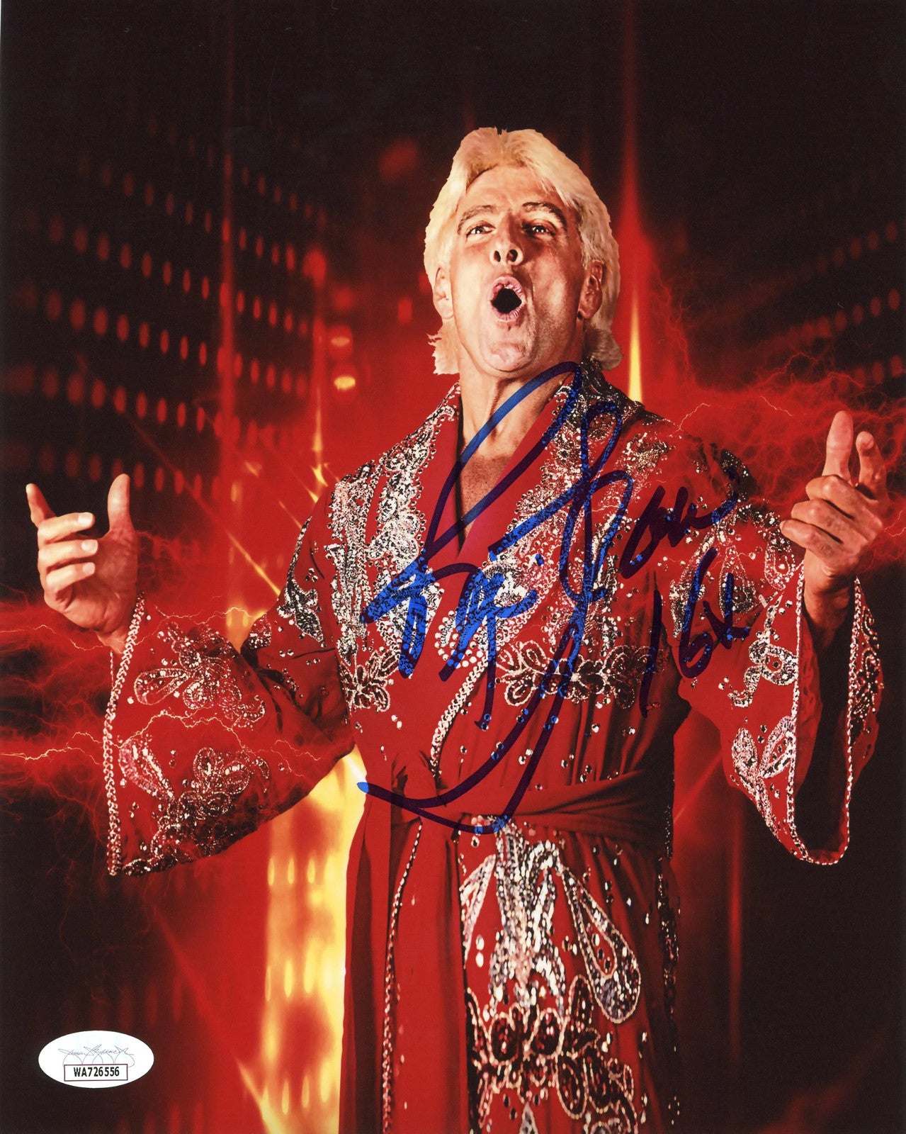 Ric Flair Autographed 8X10 Photo (Jsa)