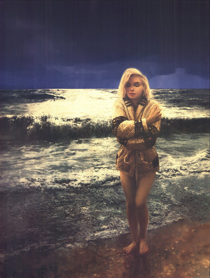 Tommy Merryfield Marilyn Monroe-Malibu Beach " Poster Contemporary
