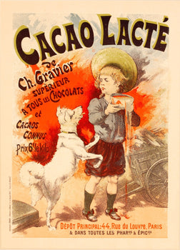 Maitres De L'Affiche Original Vintage Poster Cacao Lacte By Lefevre 1896