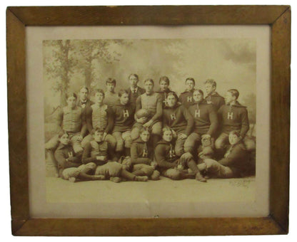 1894 Harvard Football Team 13X16 Photo By Elmer Chickering, Boston Framed
