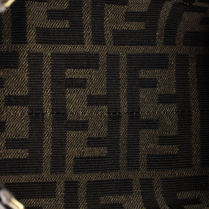 Fendi Logo By The Way Top Handle Bag Embossed Leather Mini