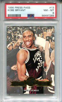 Kobe Bryant 1996 Press Pass #13 Psa Nm-Mt 8 Card