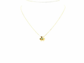 Van Cleef & Arpels Vcarp7Sb00 K18Yg 1P Emerald Frivole Pendant Mini Model
