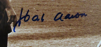 Hank Aaron Hof Autographed 11X14 Photo Atlanta Braves Jsa 180014