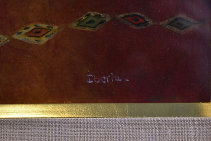 Iberia Lebel Teapot And Bowl Original Oil Painting French Still Life Signed