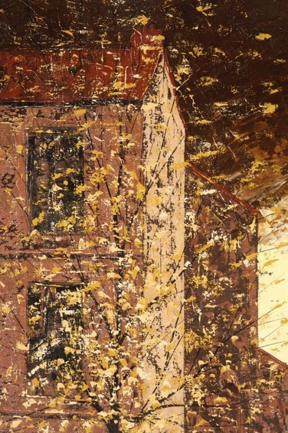 Street scene Paris 1978 Oil painting by Petrovic Montmartre