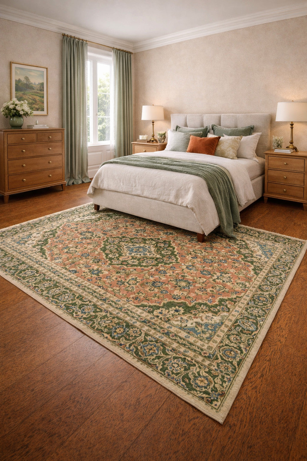 Handmade Oriental Rug Floral Tribal Style Decor Entryway Carpet