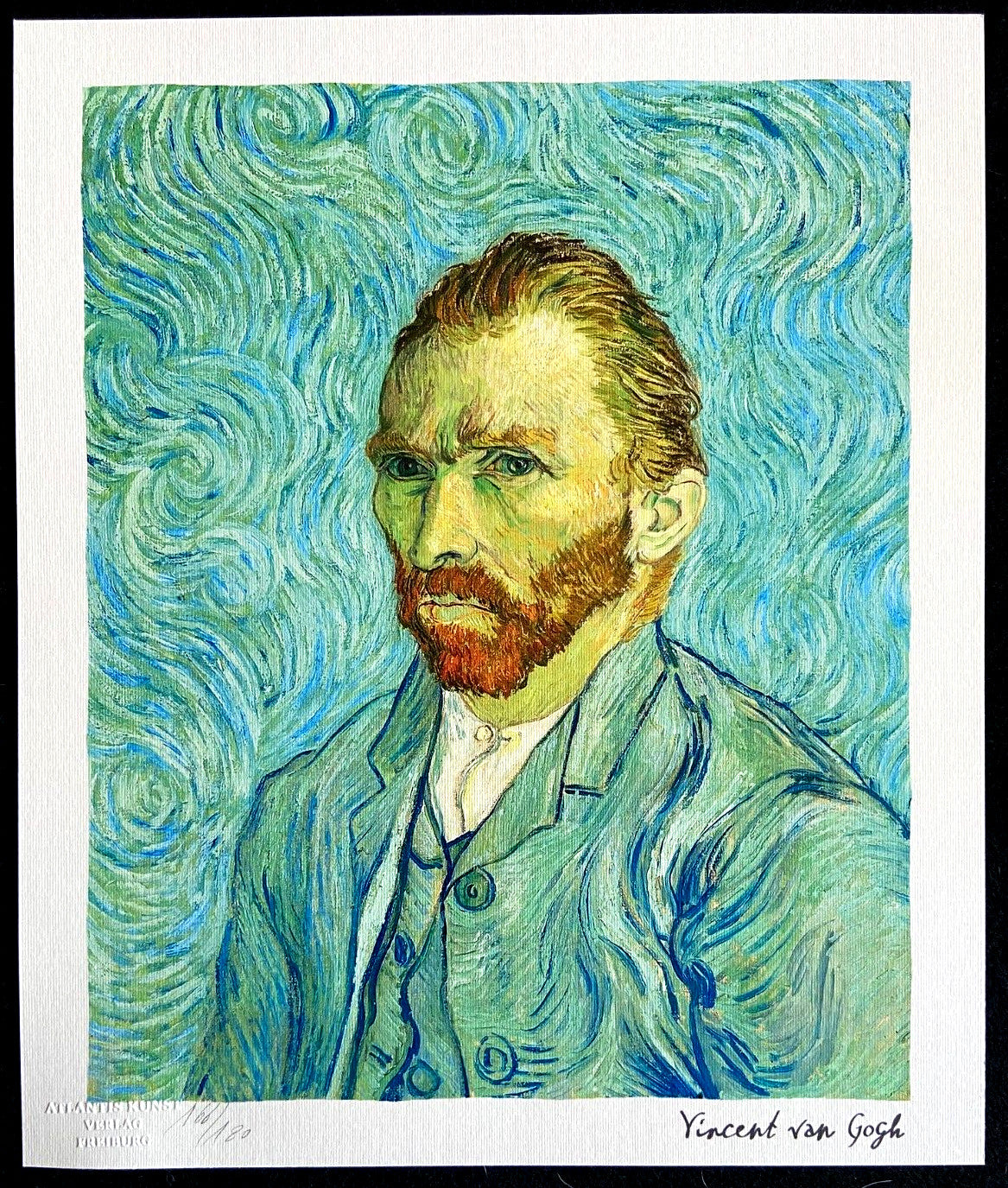 Vincent Van Gogh Lithograph From A Painting Coa Signed Numbered Egon Schiele