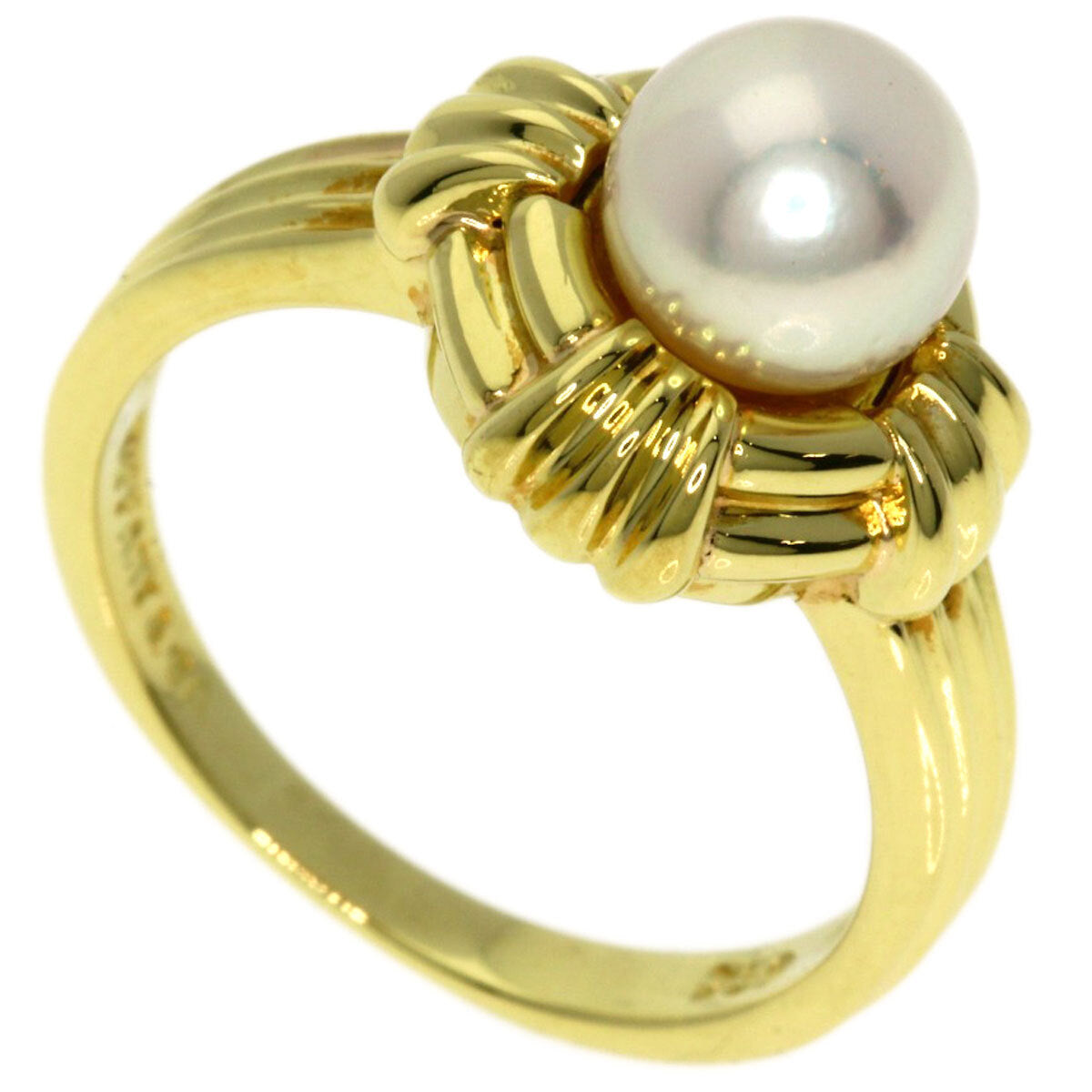 Tiffany&Co.   Ring Akoya Pearl Pearl K18 Yellow