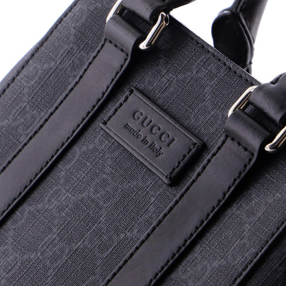 Gucci Convertible Web Open Tote Gg Coated Canvas Mini