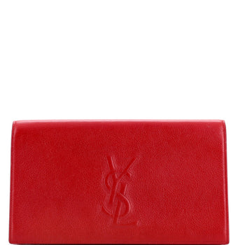 Saint Laurent Belle De Jour Clutch Leather Large