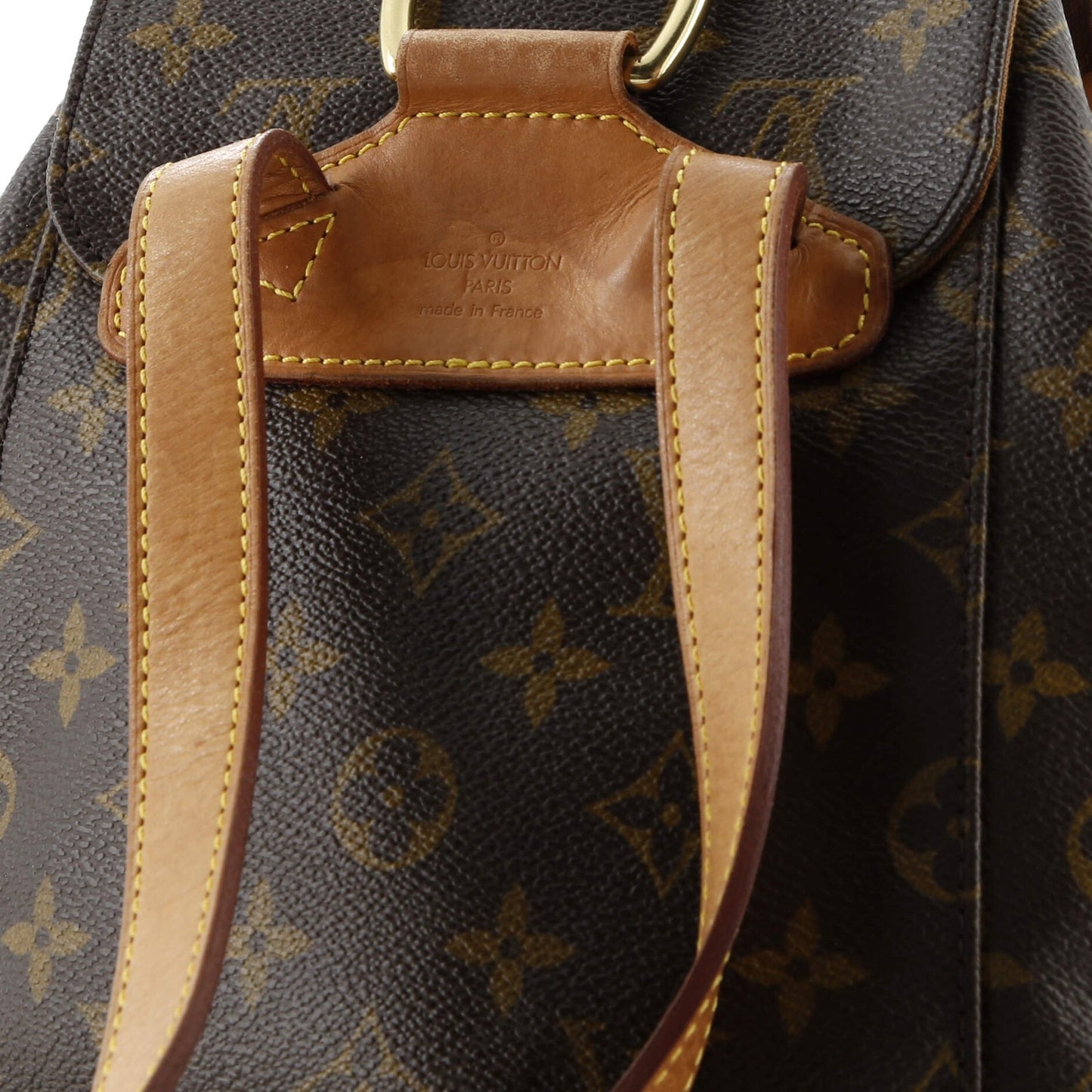 Louis Vuitton Vintage Montsouris Backpack Monogram Canvas Mm