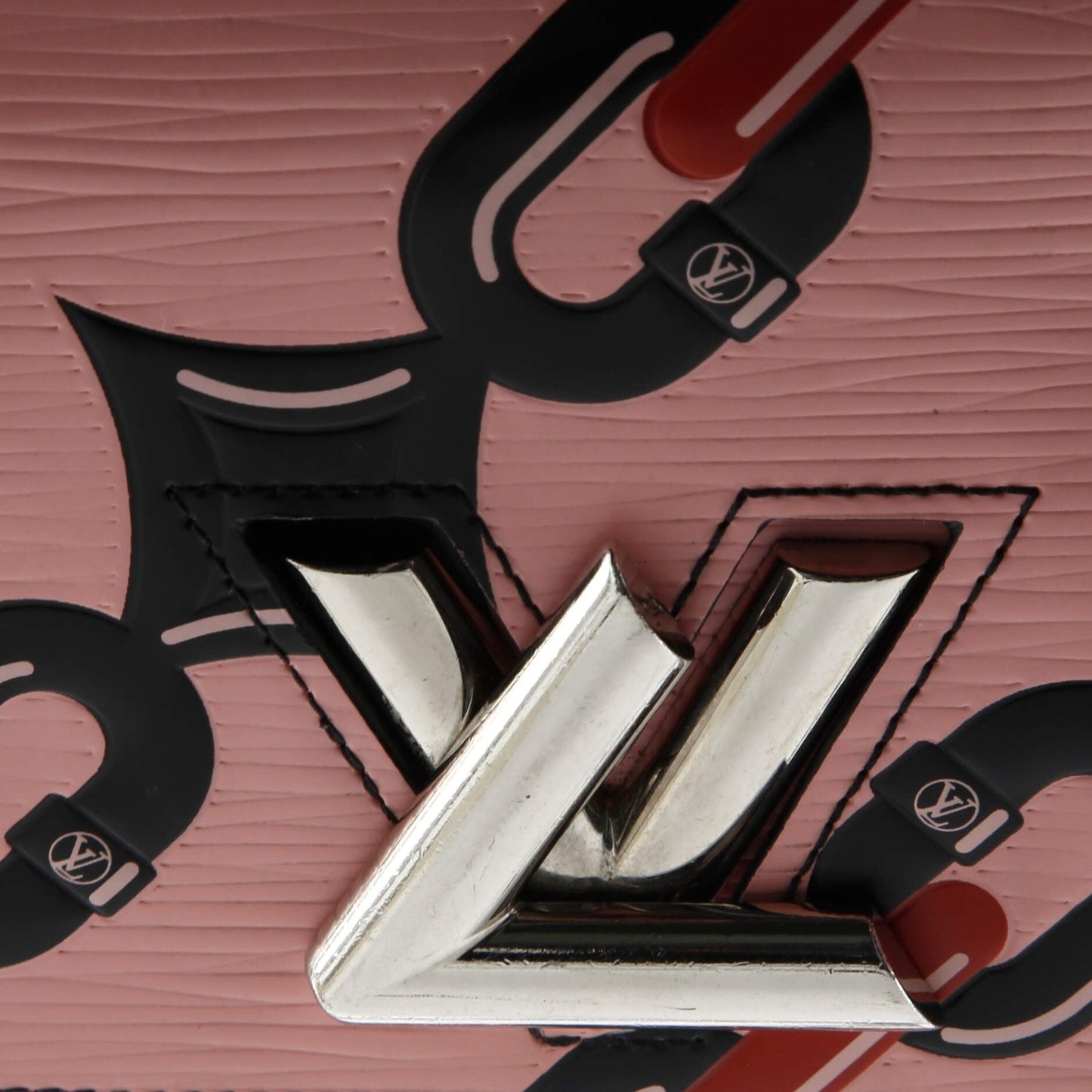 Louis Vuitton Twist Chain Wallet Limited Edition Print Epi Leather