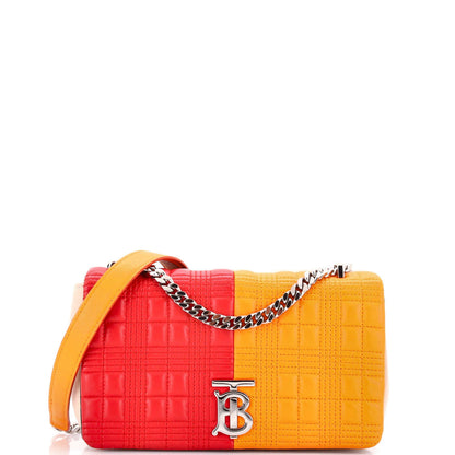 Burberry Lola Shoulder Bag Quilted Lambskin Small