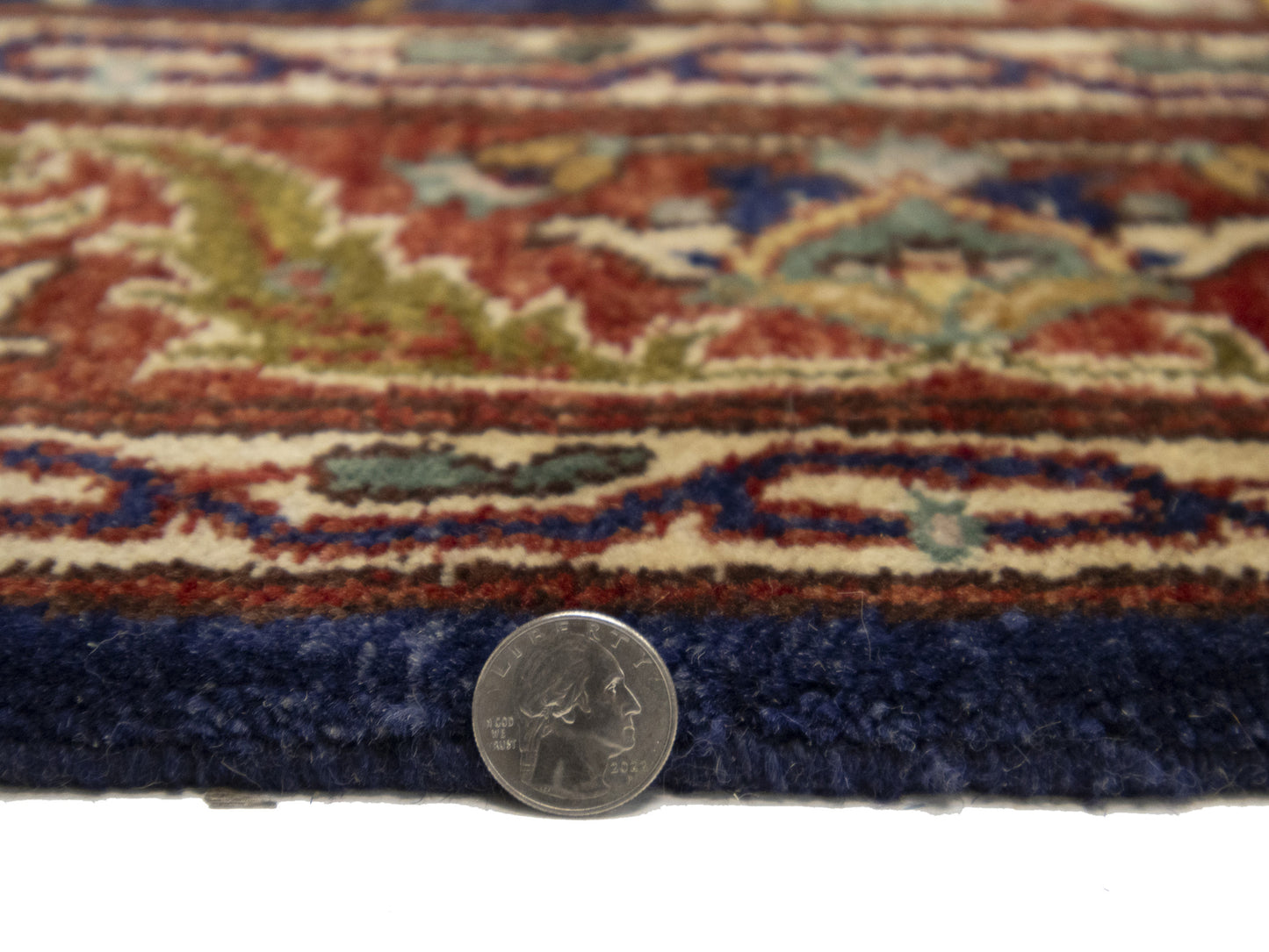 Hand-Knotted Wool Oriental Runner Rug Classic