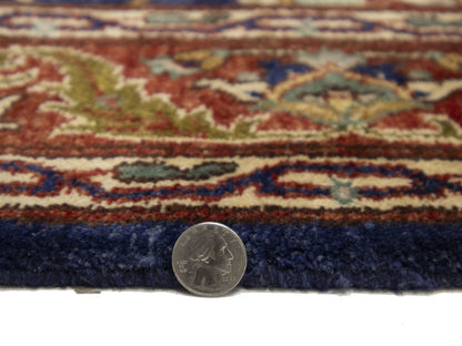 Hand-Knotted Wool Oriental Runner Rug Classic