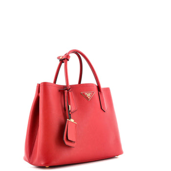 Prada Cuir Double Tote Saffiano Leather Medium
