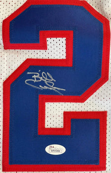 Billy Cunningham Autographed Philadelphia 76Ers White Jersey (Jsa)