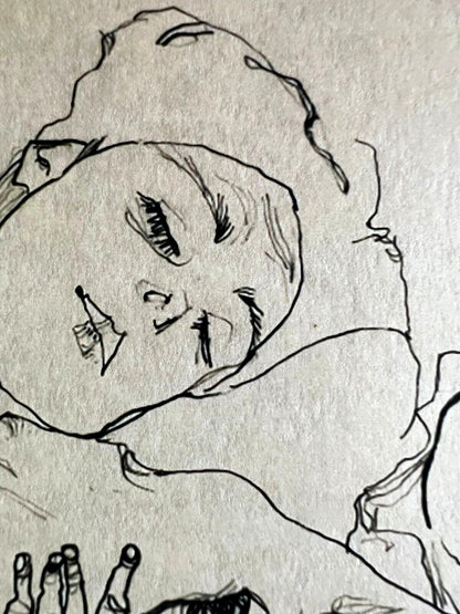 Egon Schiele Lithograph C