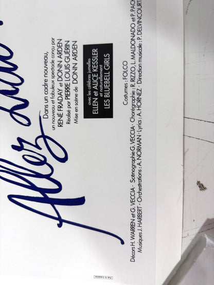 Lido Allez Lido Poster By Pierre Laurent Brenot On Linen Donn Arden