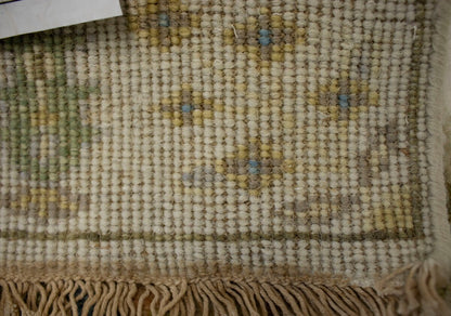 3X14 Ft Handmade Floral Oriental Runner Rug Osh