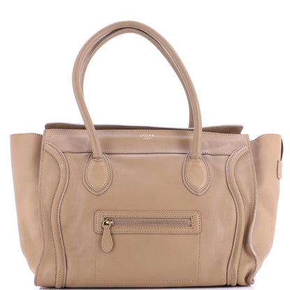 Celine Shoulder Luggage Bag Leather