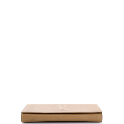 Saint Laurent Belle De Jour Clutch Leather Large