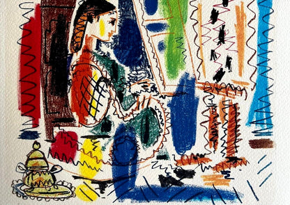 Pablo Picasso Lithograph Coa Signed Numbered And Limited 180 Ex