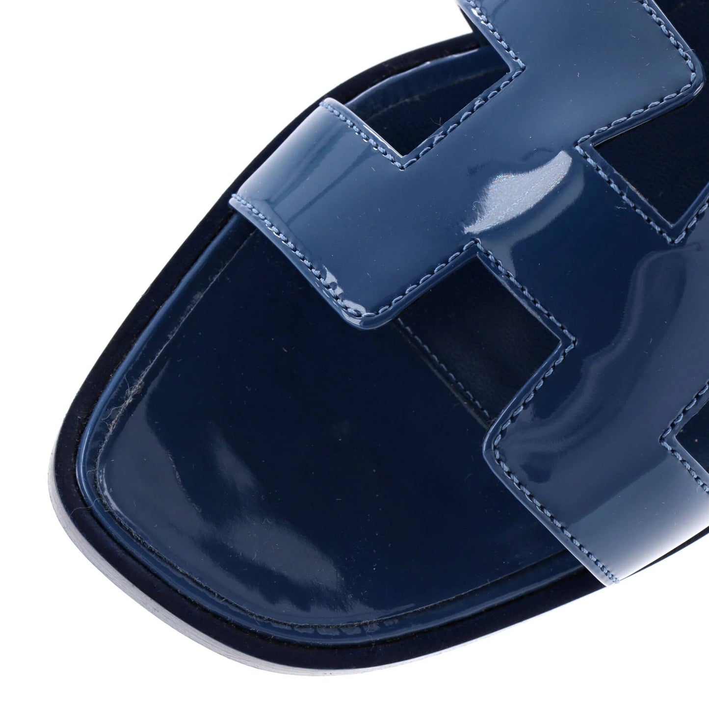 Hermes Women'S Oran Sandals Patent