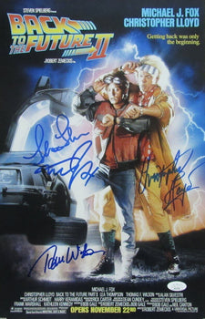 Michael J Fox/Lloyd/Thompson/Wilson (4)Signed