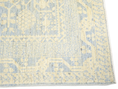 Handmade Khotan Rug Floral Classic Oushak