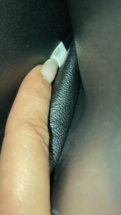 Prada Cahier Crossbody Bag Embellished Denim And Leather Small