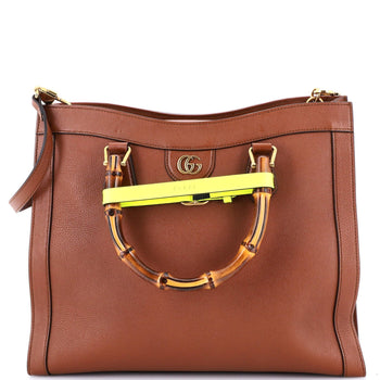 Gucci Diana Nm Bamboo Handle Tote Leather Medium