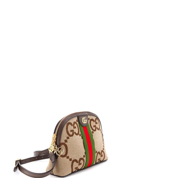 Gucci Ophidia Dome Shoulder Bag Jumbo Gg Canvas Small